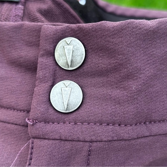 Kerrits Saddlery Horseback Riding Pants Breeches Mid Rise Raisin | Size Small - Picture 5 of 8